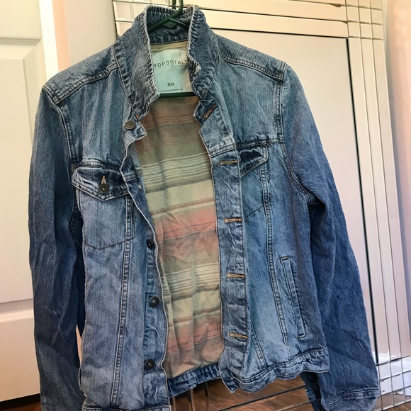 aeropostale mens jean jacket
